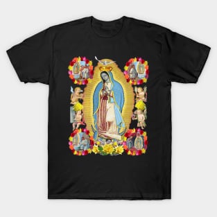 Our Lady of Guadalupe Mexican Virgin Mary Mexico Apparitions Juan Diego 2018 T-Shirt